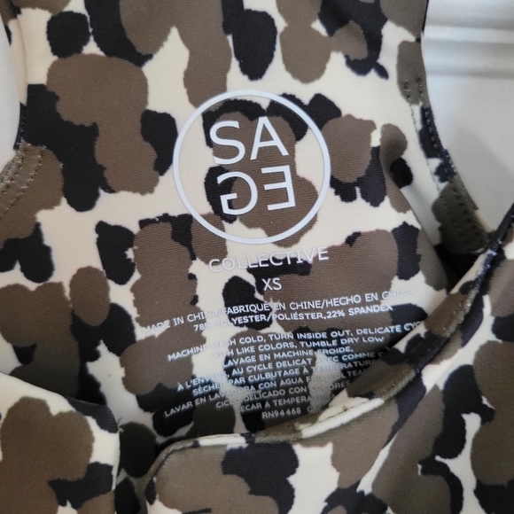 NWT Sage Collective Sports Bra Size XS - Picture 4 of 5